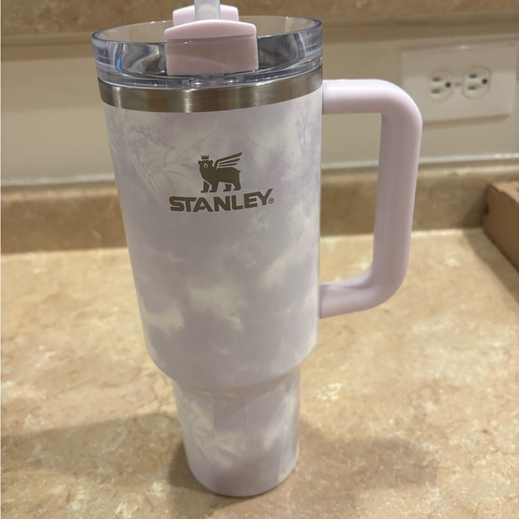 Stanley White and Pink Tumbler - Picture 1 of 3